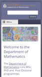 Mobile Screenshot of maths.rkmvu.ac.in